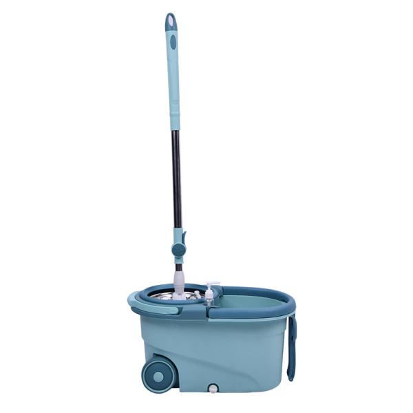 Stainless Steel Wringer 360 Spin Easy Clean Cyclone Floor Cleaning Mop and Bucket Set