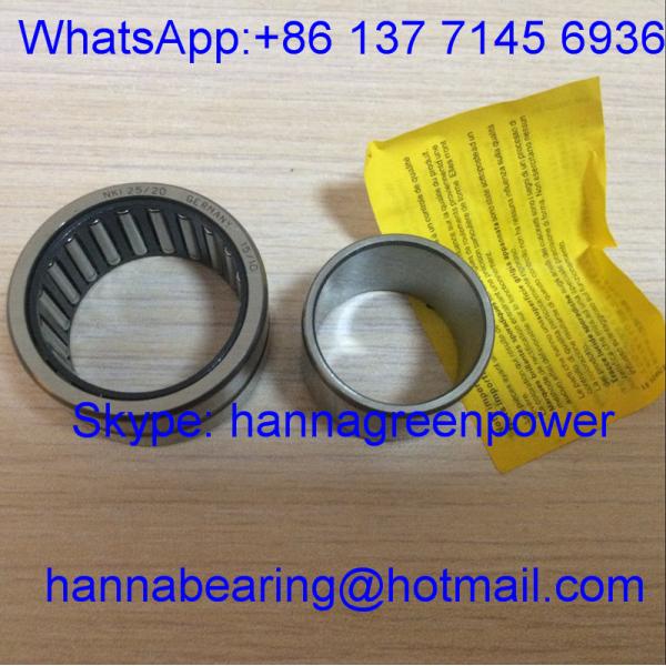 NKI25/20-TV-XL / NKI25-20 Fibra de poliamida de jaula de agujas rodante de empuje con anillo interior 25*38*20 mm