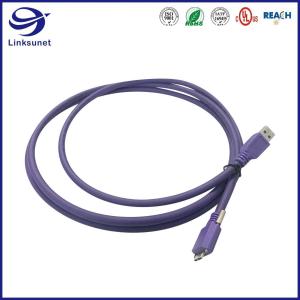Le harnais de fil d'USB avec 28AWG 1P ajoutent le connecteur micro de 24AWG 2C