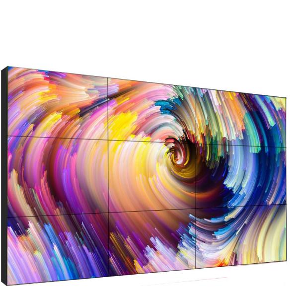 Samsung/LG reduzem ultra o quadro preto 3x3 2x2 46 47 49 55 do metal da moldura 3.5mm1.8mm polegada FIZERAM a parede do vídeo do LCD