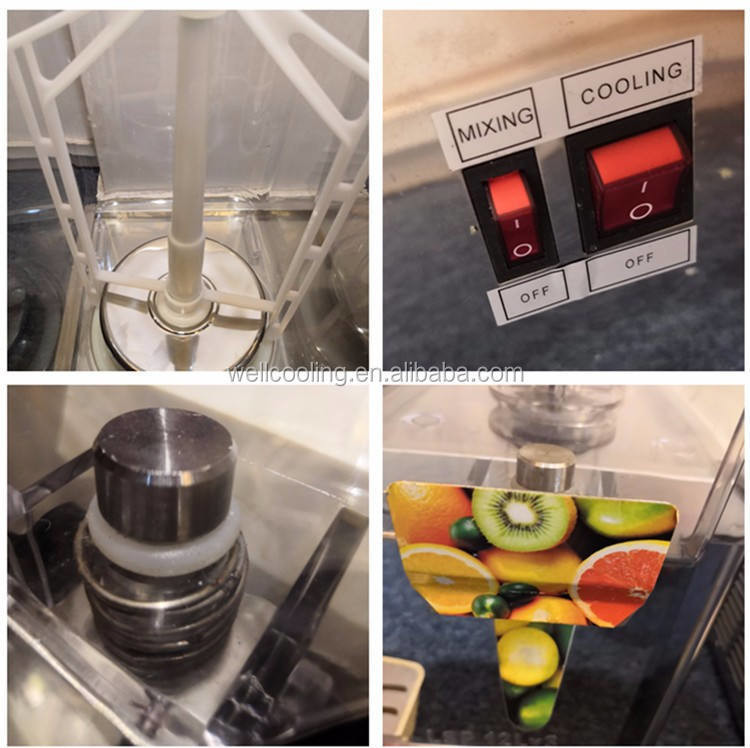 Factory Direct Selling Stainless Steel Drink Beverage Cold Juice Dispenser for Food Snack Stores