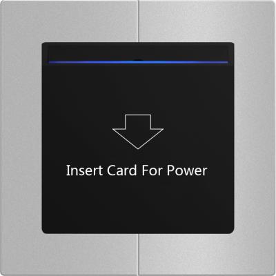 Hotel Room Key Card Holder Save Energy Standard 86mm wall box installation