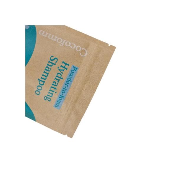 Suporte de empacotamento comestível da prova por atacado do cheiro de Doypack do papel de embalagem de Brown acima dos malotes