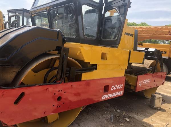 DYNAPAC CC421 Used Road Roller 121HP 76KW For Landfill Compaction