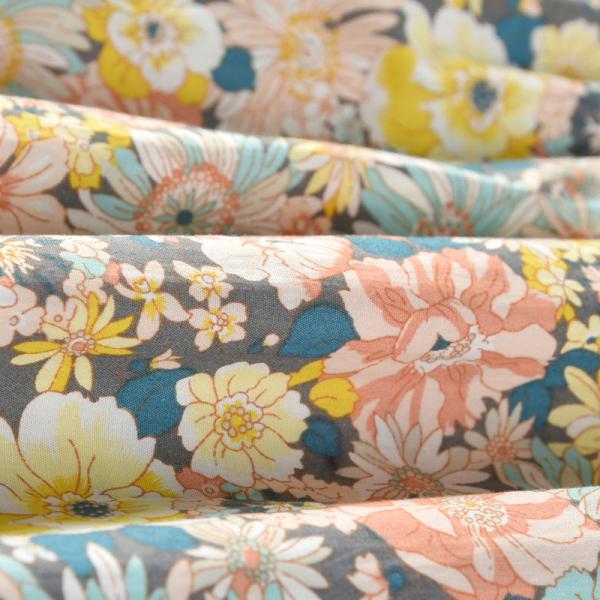 Summer Children's Clothing Children's Vintage Dress Sleeveless Doll Collar Floral Dress