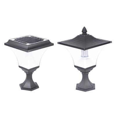O dado moldou a lâmpada solar de alumínio do cargo de Decoration da cerca da garagem da luz da coluna 30W