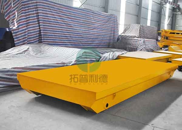 Heavy Load Sinter Plant Die Block Transfer Rail Steel Billet Motorized Wagon Transport Platform