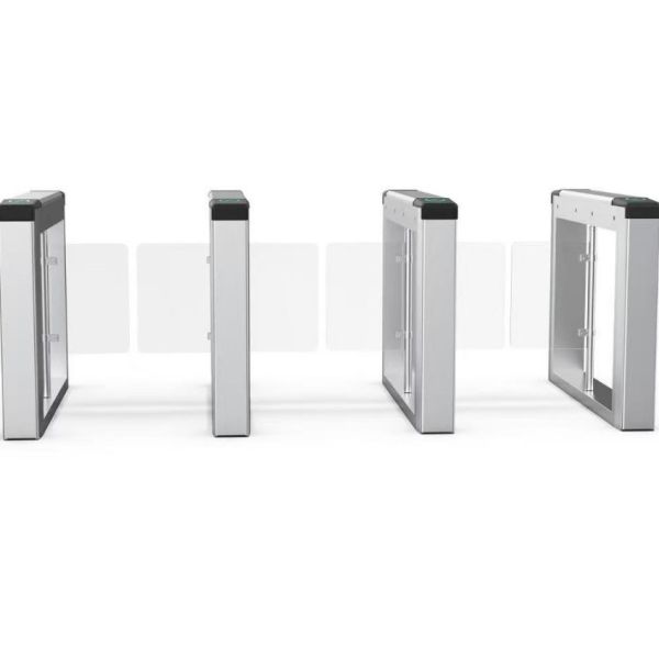 Servo Mechanism RFID Turnstile Gate , Security Swing Turnstile Gate For Library Stadium