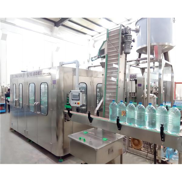 3L / минеральная линия чистая вода 3 машины завалки бутылки 5L/10L в 1 пластиковом 1000BPH 7.5KW