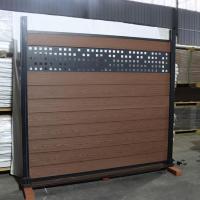 Wpc composto plástico de madeira cerca Panels Waterproof Outdoor 180 * 25mm