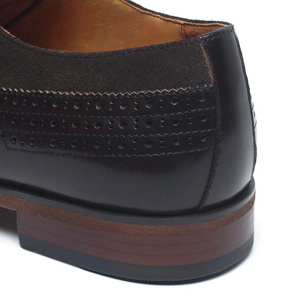 BRUNO VIERO Navy Lace Up Mens Leather Dress shoes