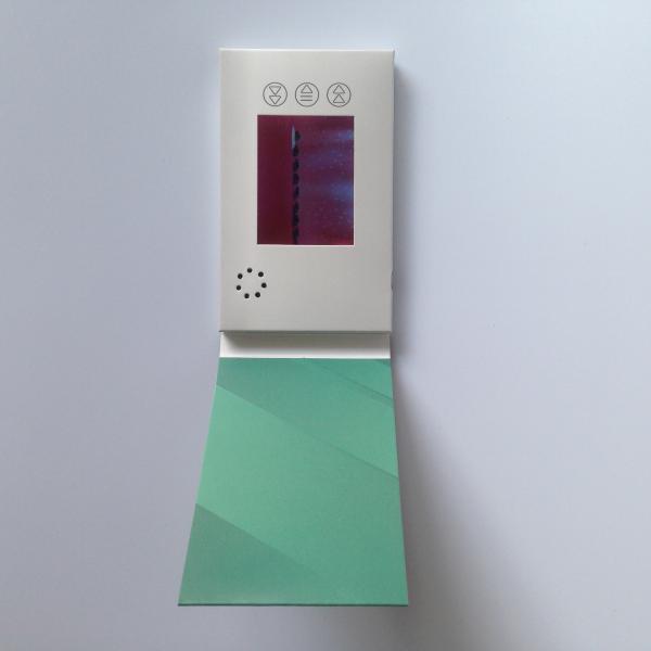 2.4 pulgadas promocional caja de regalo de video LCD Económico con pantalla de video ROHS