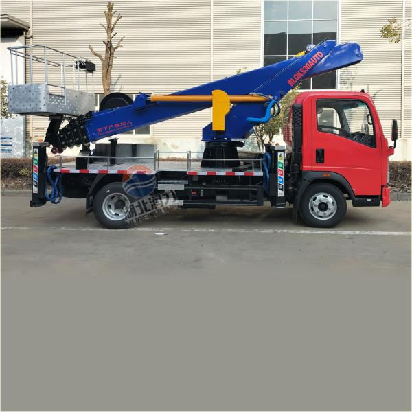 Export Oriented  Right Hand Driving   HOWO  30m    Mobile Elevating Platform Truck   Aerial Work Vehicle   Bucket Truck