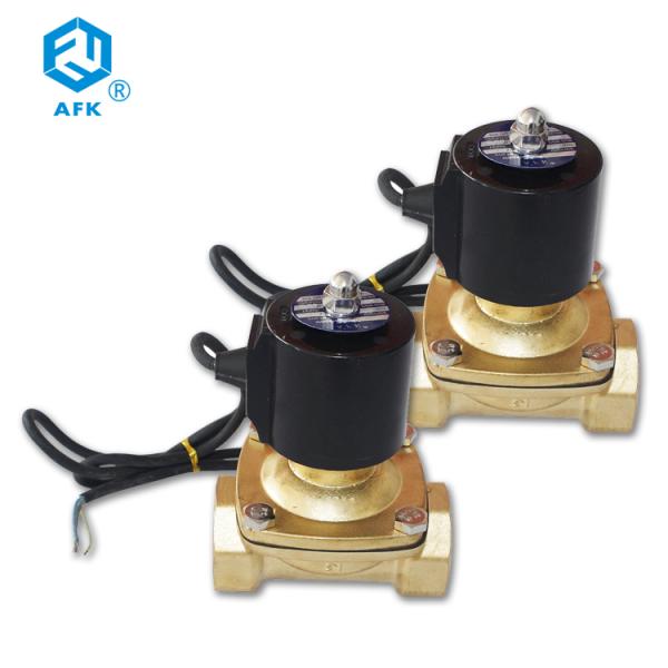 Латунный внутренний дюйм AC220V клапана соленоида 2 воды потока IP68
