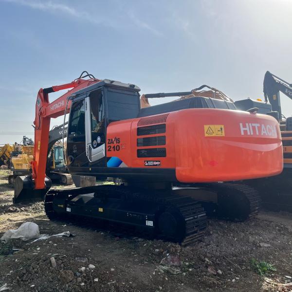 Japón marca Hitachi ZX210 Excavadora hidráulica de retroexcavadora de 21 toneladas excavadora de segunda mano con capacidad de 1m3