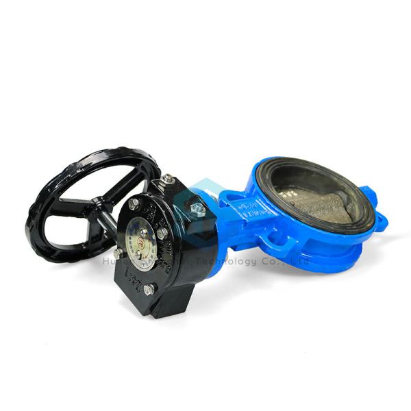 Manual Electric Motorized Valve 2 Inch - 8 Inch Ductile Iron Wafer Butterfly Valve