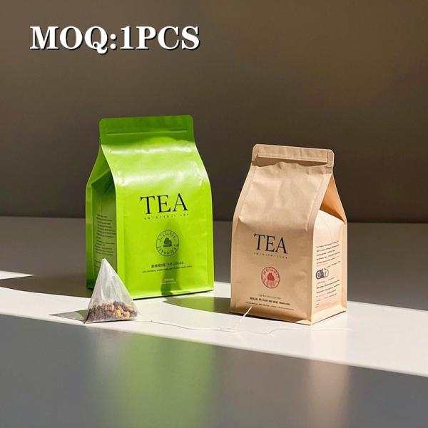 2025 New Tea Packaging Bag Custom Printing Manufacturer Wholesale Plastic Composite Zipper Bag Moisture-proof
