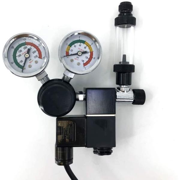 Редуктор зеленого газа с двойным этапом регулировщика CO2 Соленоидный клапан для аквариумного аквариума