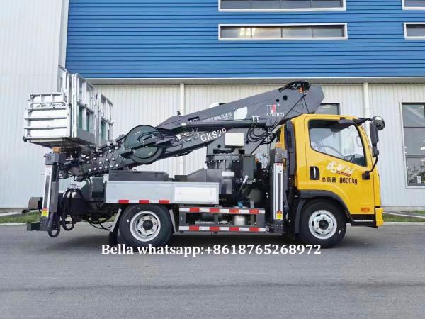 21m 23m 25m 29m 38m 45m Aerial Bucket Truck Mounted Aerial Working Platform Aerial Lift Truck With Bucket