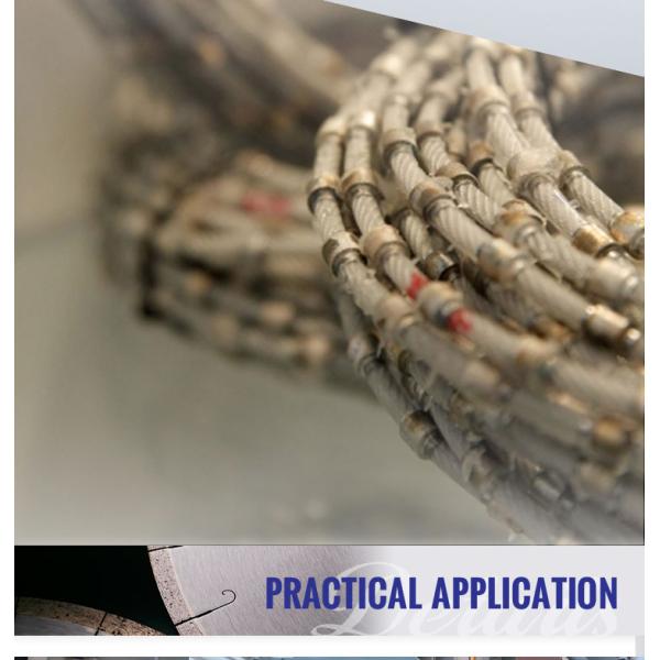 Global Market 7.3mm Diamond Multi Wire Saw for Stone Block Cutting in Granite Quarry