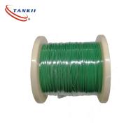 Cable de thermocouple de type K vert et blanc avec isolation FEP à un seul conducteur de 0,5 mm