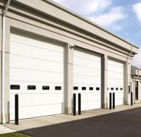 Portas industriais seccionais isoladas CE 2,0 mm automáticas suspensas de aço deslizantes enroladas