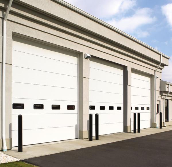 0,20 meça/segundo porta de aço secional aéreo, portas secionais de aço da garagem