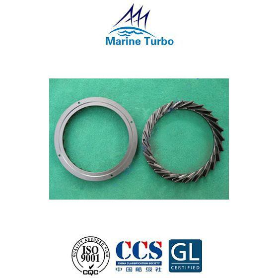 Turbocompresor T-/anillo de boquilla Turbo de la serie T-NR para piezas de reparación de Turbo marino y motor de perforación