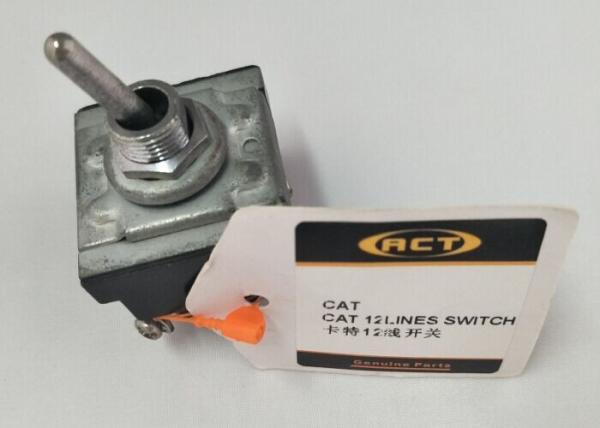 E320B / C Caterpillar Excavator Spare Parts 12 Lines Switch  Silver Aluminium