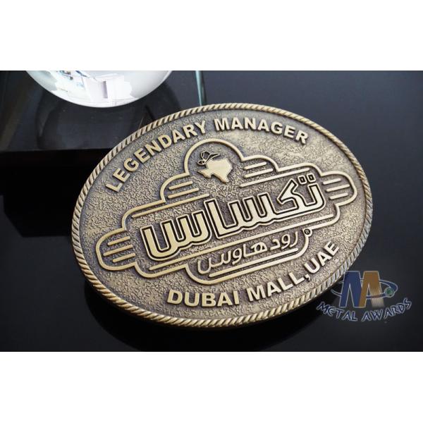 Zinc Alloy / Pewter Metal 3D Boy Scouts of America Belt Buckle without Enamel for Awards, Sport Meeting, Souvenir