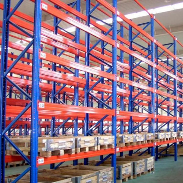 Adjustable Levels Powder Coated Selective Pallet Racking with 4000 kg Load Capacity Warehouse Storage System