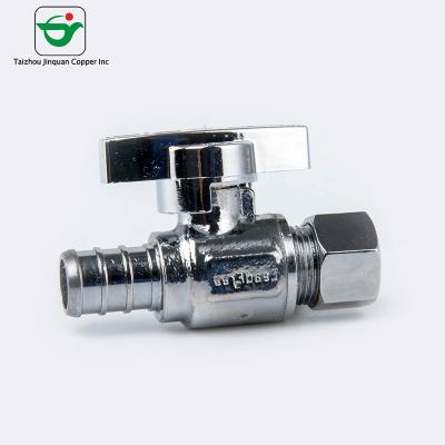 Os ABS da volta do peso leve 1/4 seguram em linha reta a válvula de parada de bronze