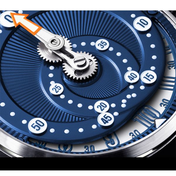 Men's Mechanical Watch With Sapphire Crystal | Leather Tourbillon