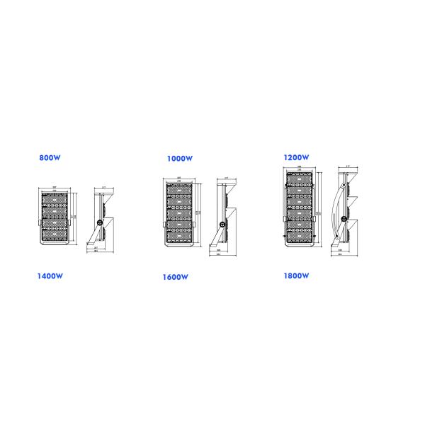 Алюминиевый прочный IP65 водонепроницаемый светодиодный спортивный свет светодиодный высокомастный стадионный осветительный прибор светодиодный светодиодный светодиод