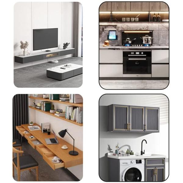 Кухонный гранит под столешницей подвесные подставки для поддержания стального угла