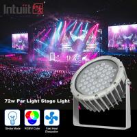 jardin extérieur mené imperméable de paysage de lumière d'inondation de 72w RGBW DMX512 autour de lumière de pair d'étape