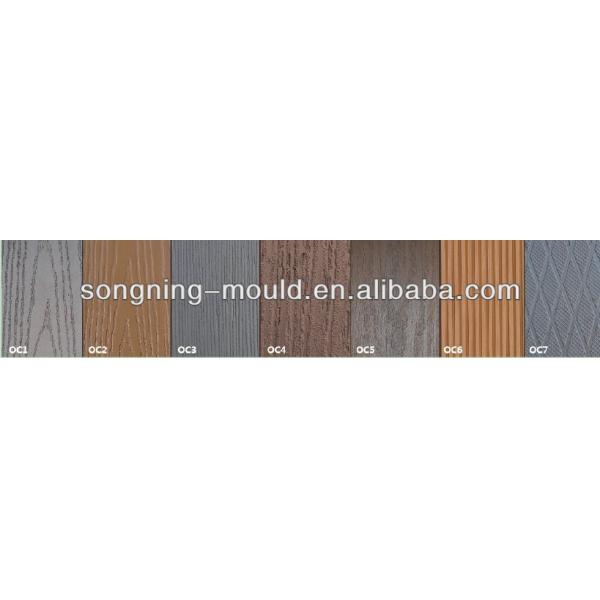Outdoor Anti-UV Waterproof Plastic Wood Floor with Brushing Finish