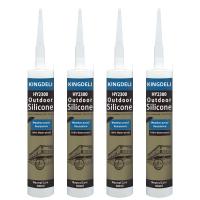 Baixo tempo esparadrapo de cura rápido do silicone do VOC resistente para a construção