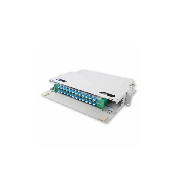 FTTX ODF Optical Distribution Frame 19 Inch Rack Mounted 24 Core for FTTX Connections