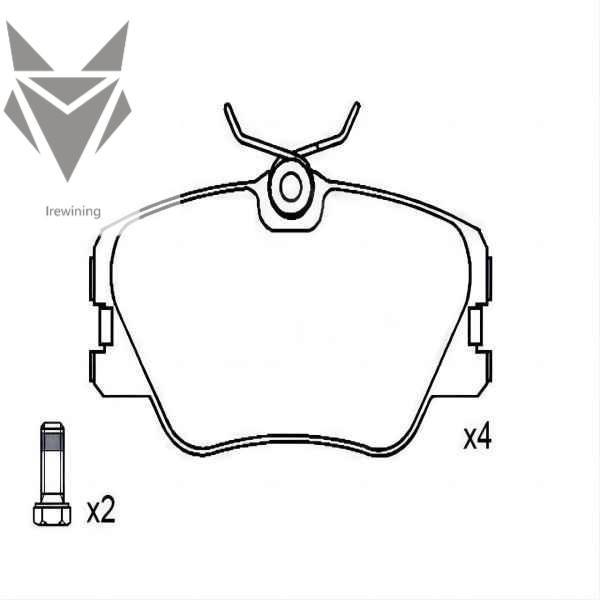 Auto Brake Pads MERCEDES BENZ Saloon Estate Coupe Convertible E-CLASS 0004209920