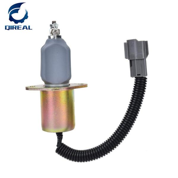 máquina escavadora Spare Parts de Hyundai do motor do solenoide 129953-77811 Yanmar 4NTE94 da parada do Flameout do combustível 12V