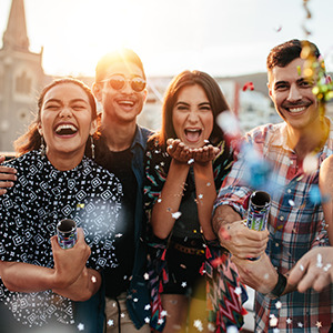 40cm Multicolor Biodegradable Party Popper Confetti Cannons for Colorful Celebrations
