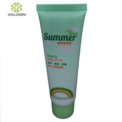 Green Pharmaceutical Tube Packaging , 50 ML Cream Tube Packaging Screw Cap
