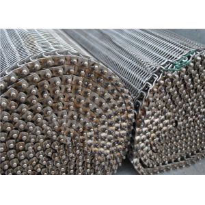 SS304 316 316L Spiral Wire Metal Mesh Belt High Temperature Resistance