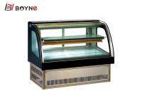 2 ~ refrigerador da vitrina do bolo da bancada de 8 °C o mini moderou o vidro