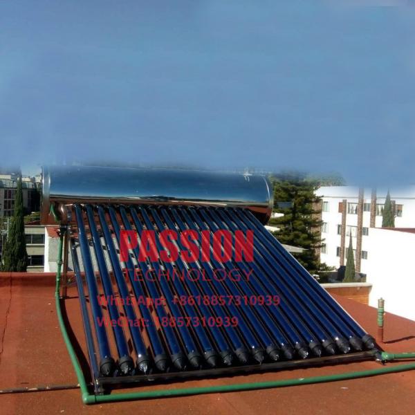 304 aquecimento de água solar de alta pressão do aquecedor de água 250 solares de aço inoxidável de Presssure