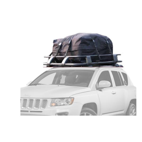 SunSing 8402 Universal 600D Polyester Car Roof Bag Durable for Travel Luggage Used for Car Roof Mounts