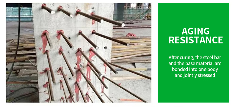Grade-A Modified Epoxy Injection Anchoring Adhesive Two-Component Rebar Injection Glue for Concrete Rebar Fixing