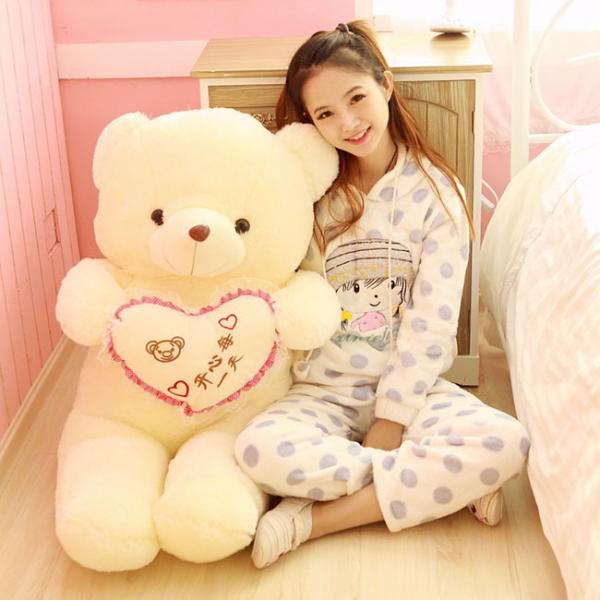 holding heart teddy bear, china plush toy animals, animal teddy bears
