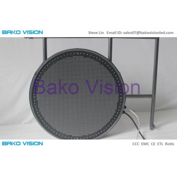 WIFI/USB Outdoor Roadside Led Display Round Logo Sign Eye - Catching LED Display